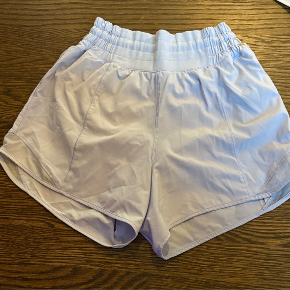 Lululemon Athletica Light Blue Athletic Shorts